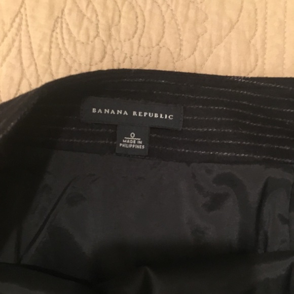 Banana Republic Pinstripe Wool Blend Skirt - Picture 4 of 6